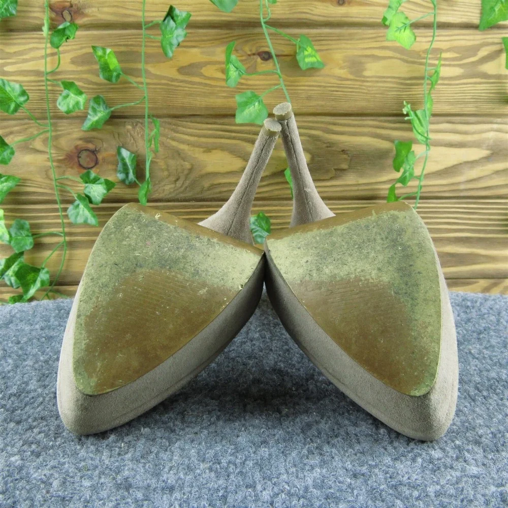 Steve Madden Darrina‎ Women Platform Heel Shoes Brown Leather Size 7 Medium